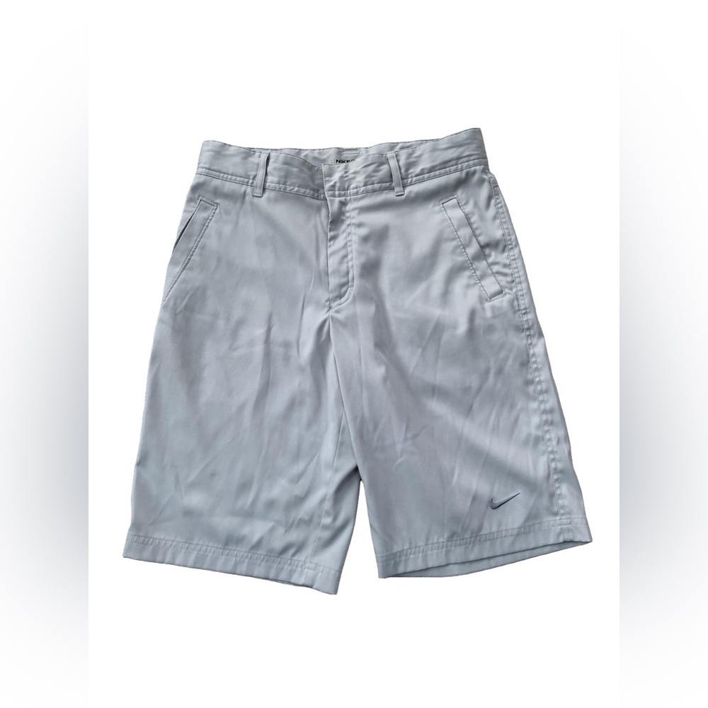 Nike Size L, 14-16, Light Khaki Dri-Fit Golf Shorts